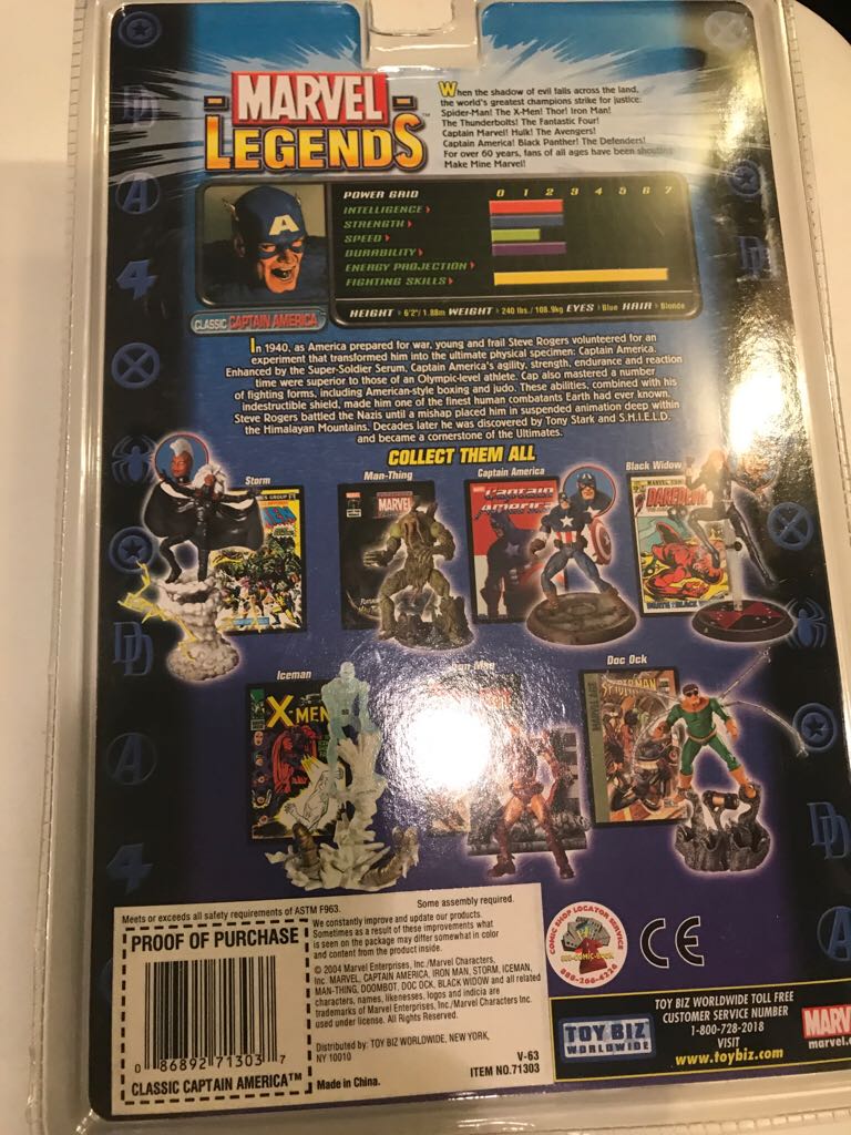 Captain America Winged Variant  (Marvel Legends) action figure collectible [Barcode 086892713037] - Main Image 2