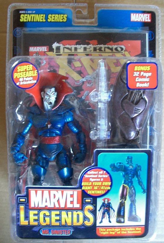 Toybiz Marvel legends Sentinel BAF - Mr Sinister - Toy Biz (Marvel Legends - Series 10 (Sentinel)) action figure collectible [Barcode 086892713075] - Main Image 2
