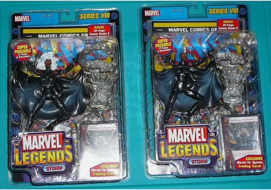 Toybiz Marvel Legends Series VIII Storm Mohawk (Variant) - Toybiz (Marvel: Legends: 6”) action figure collectible [Barcode 086892713136] - Main Image 4