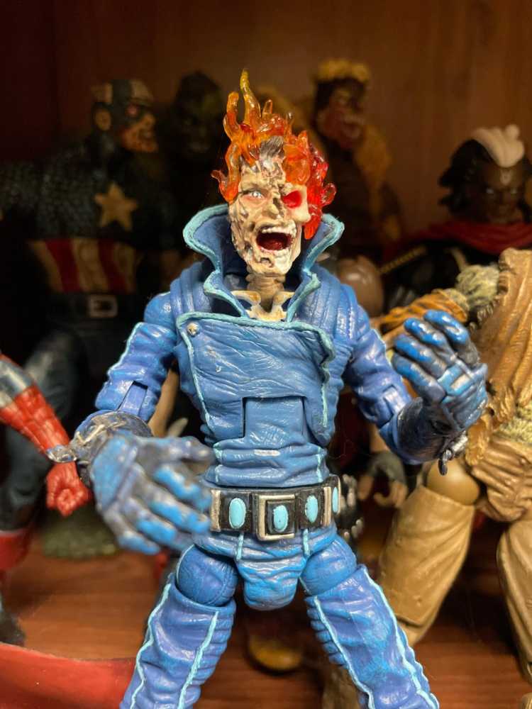 Toybiz Marvel Legends Series VII Phasing Ghost Rider Variant  - Toy Biz (Marvel Legends) action figure collectible [Barcode 086892713143] - Main Image 4