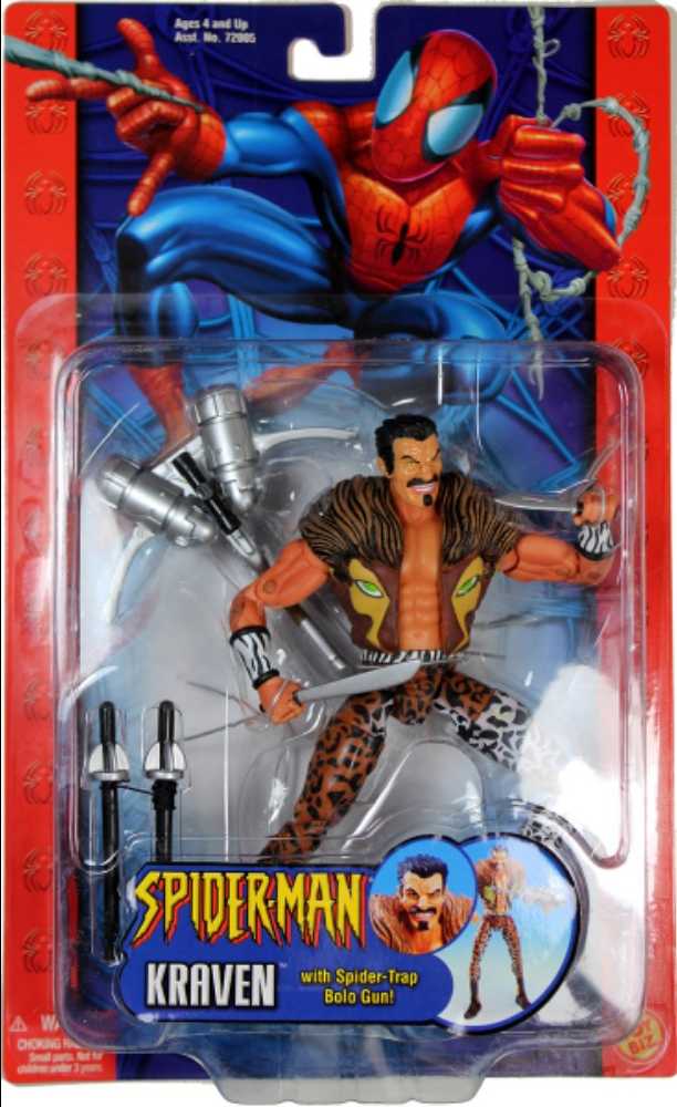 Spider-Man: Kraven The Hunter - Toy Biz (Spider-Man) action figure collectible [Barcode 086892720080] - Main Image 2