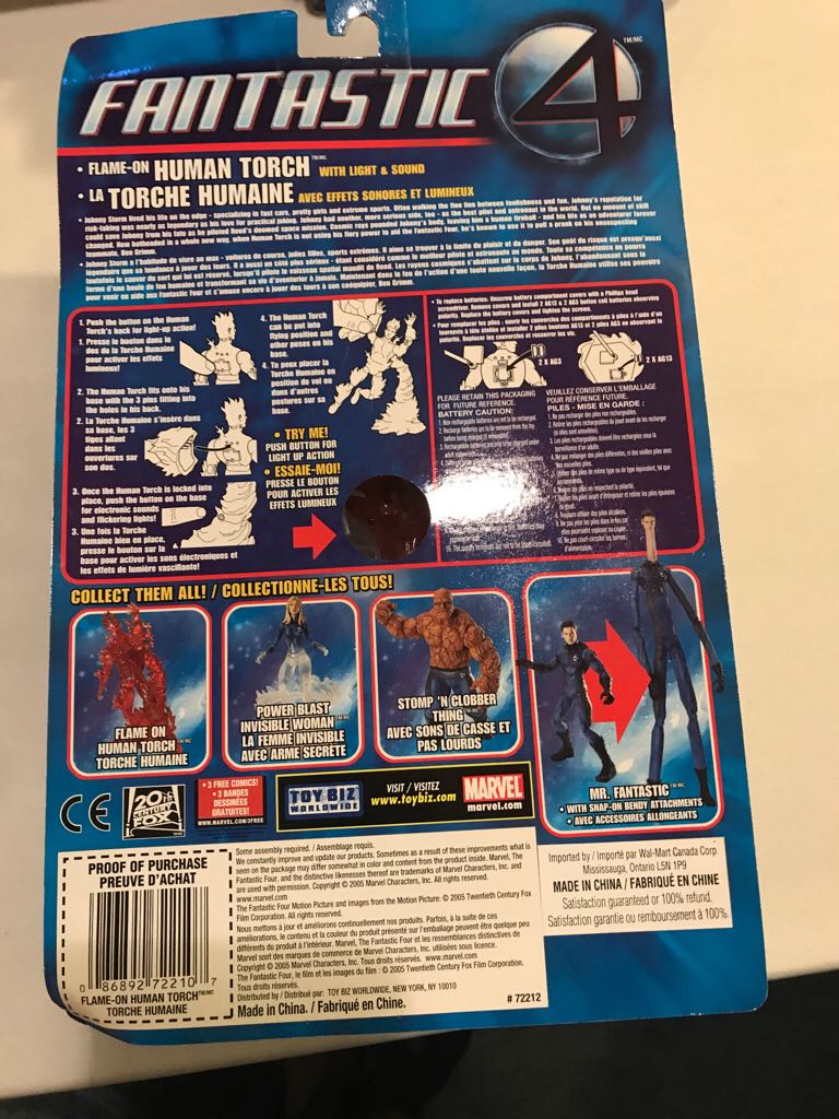 Marvel Legends Fantastic Four Power Blast Invisible Woman  action figure collectible [Barcode 086892722107] - Main Image 2