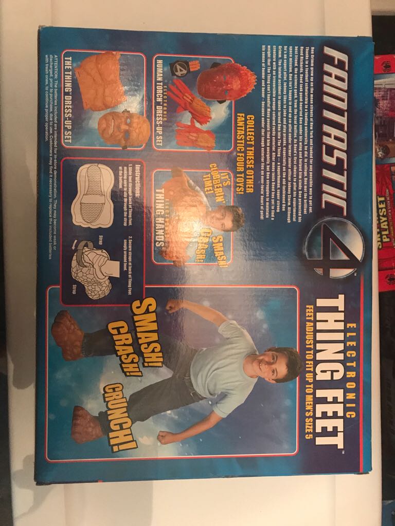 Fantastic Four - Things Feet (electronic)  action figure collectible [Barcode 086892722435] - Main Image 2