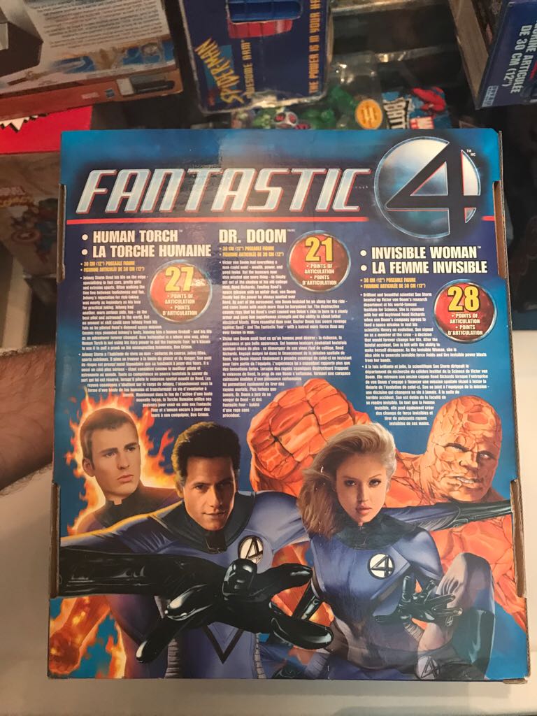 Fantastic FourDeluxe Human Torch Half-Flame 12-Inch Roto Figure - Toybiz  action figure collectible [Barcode 086892722893] - Main Image 2