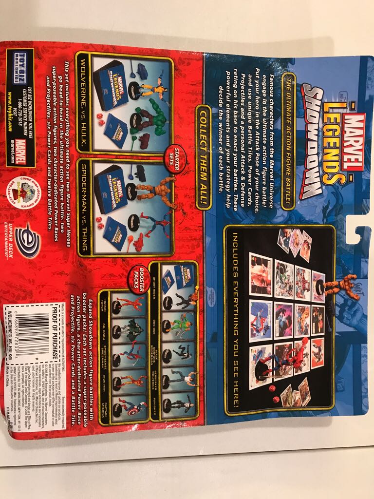 Wolverine Vs Hulk - Marvel Legends Showdown Hulk Vs Wolverine  action figure collectible [Barcode 086892728338] - Main Image 2