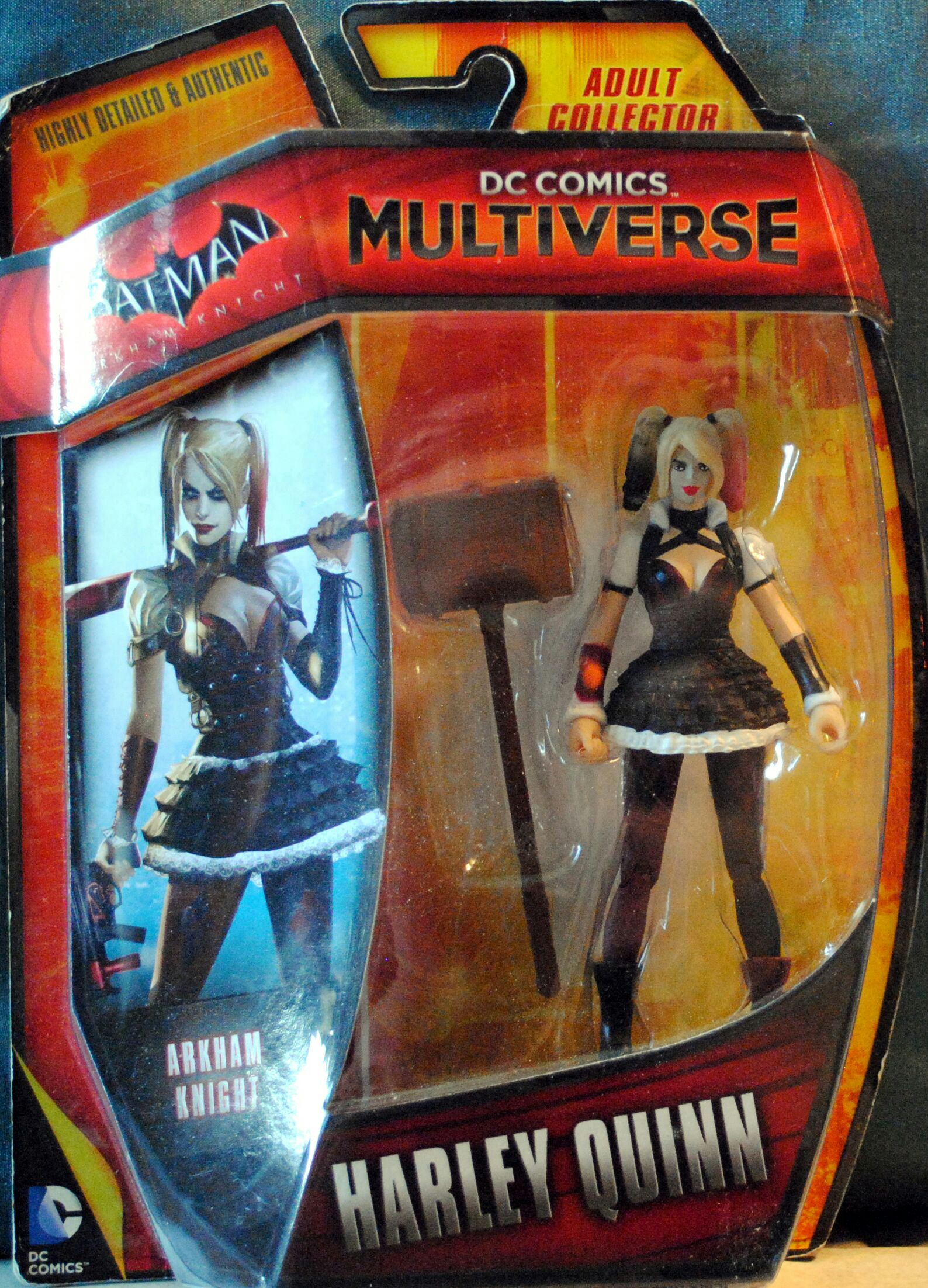 DC Comics Multiverse 4 inch Harley Quinn Arkham Knight - DC Mattel (Batman Arkham Knight) action figure collectible [Barcode 0887961050806] - Main Image 1