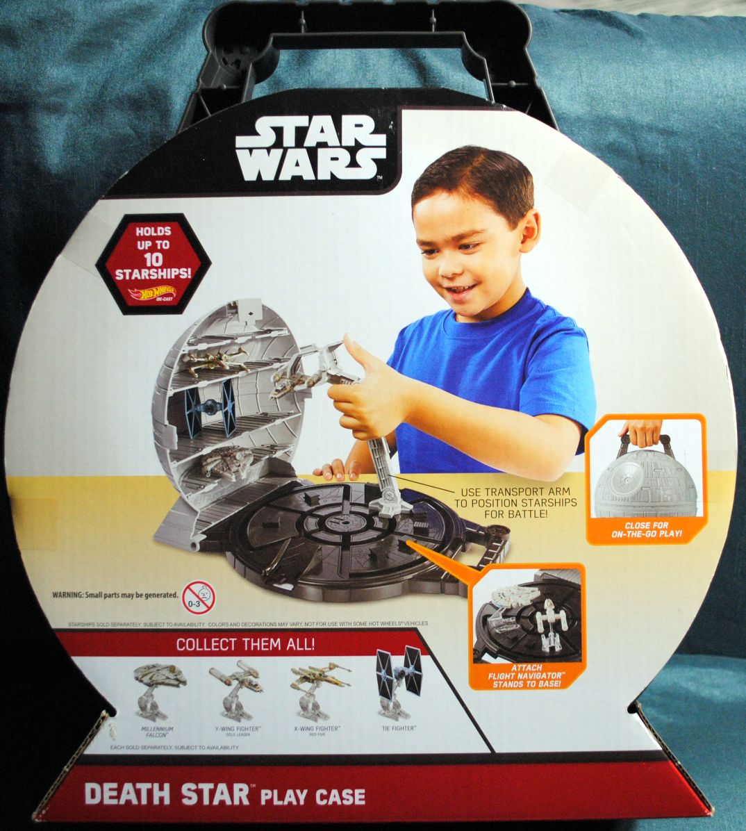 Hot Wheels Star Wars Playset Death Star Play Case TFA ANH - Hot Wheels from Mattel (Star Wars Hot Wheels) action figure collectible [Barcode 0887961070088] - Main Image 2