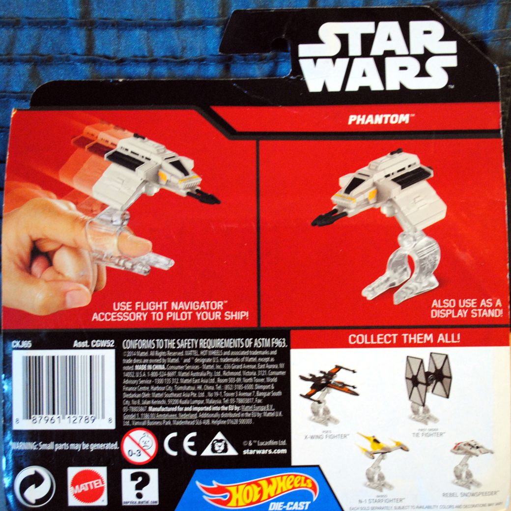 Phantom, The - Mattel (Hot Wheels Starships 2015- Now) action figure collectible [Barcode 0887961127898] - Main Image 2