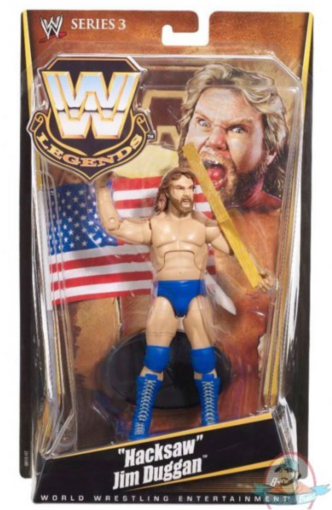 Hacksaw Jim Duggan  - Mattel (WWE Legends) action figure collectible [Barcode 027084786743] - Main Image 1