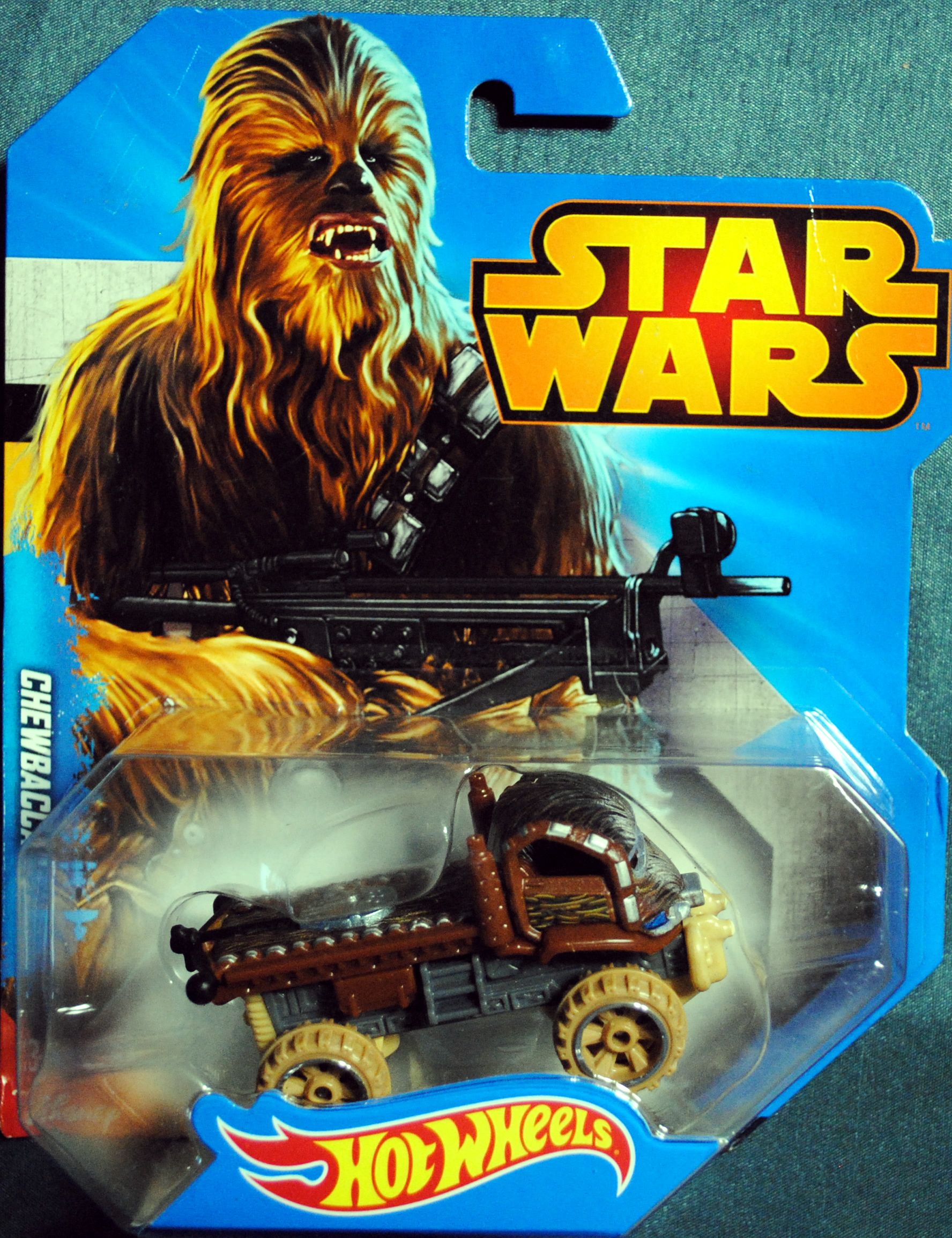 Hot Wheels Star Wars Character Chewbacca Blue - Hot Wheels by Mattel (Star Wars Hot Wheels) action figure collectible [Barcode 0887961129960] - Main Image 1