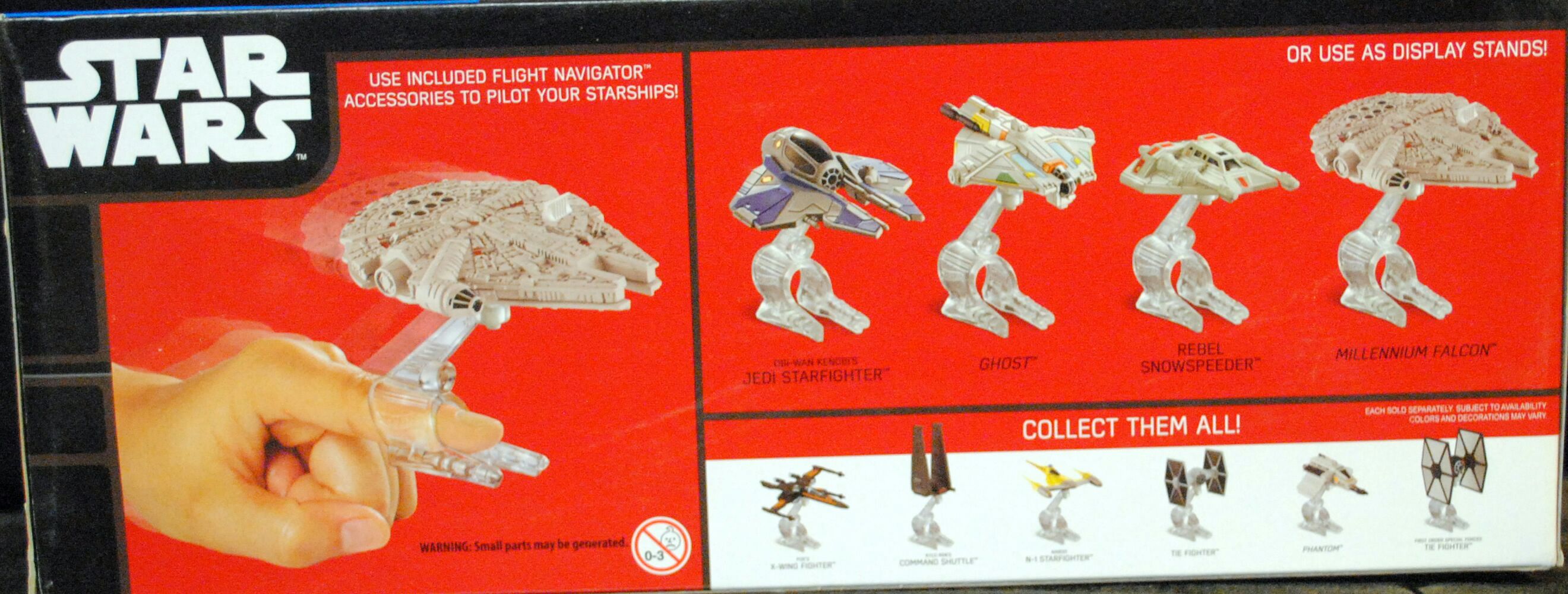 Hot Wheels Star Wars Vehicle 4 pack Heros - Hot Wheels by Mattel (Star Wars Hot Wheels) action figure collectible [Barcode 0887961197655] - Main Image 2