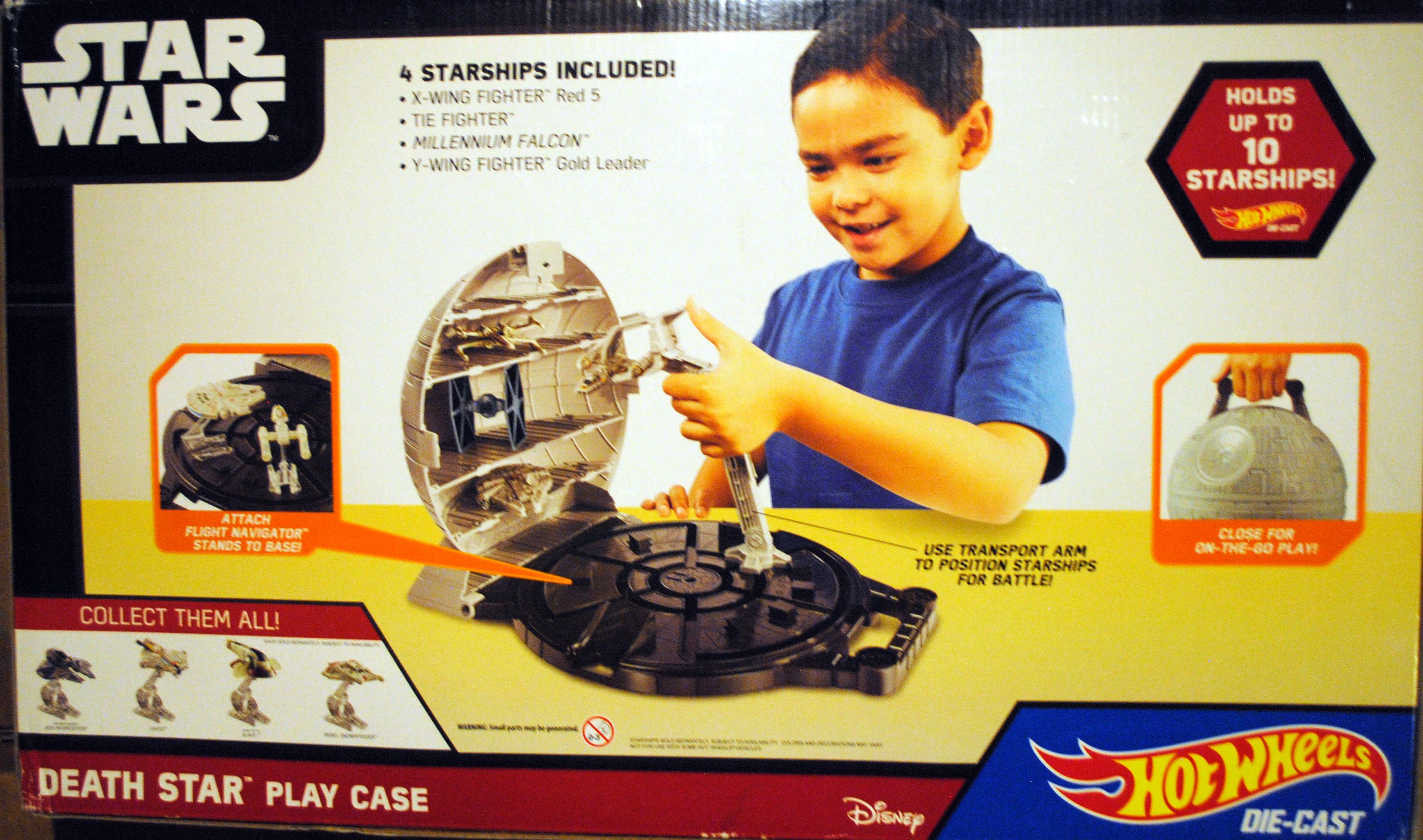 Hot Wheels Star Wars Playset Death Star Play Case Boxed TFA ANH - Hot Wheels from Mattel (Star Wars Hot Wheels) action figure collectible [Barcode 0887961199239] - Main Image 2