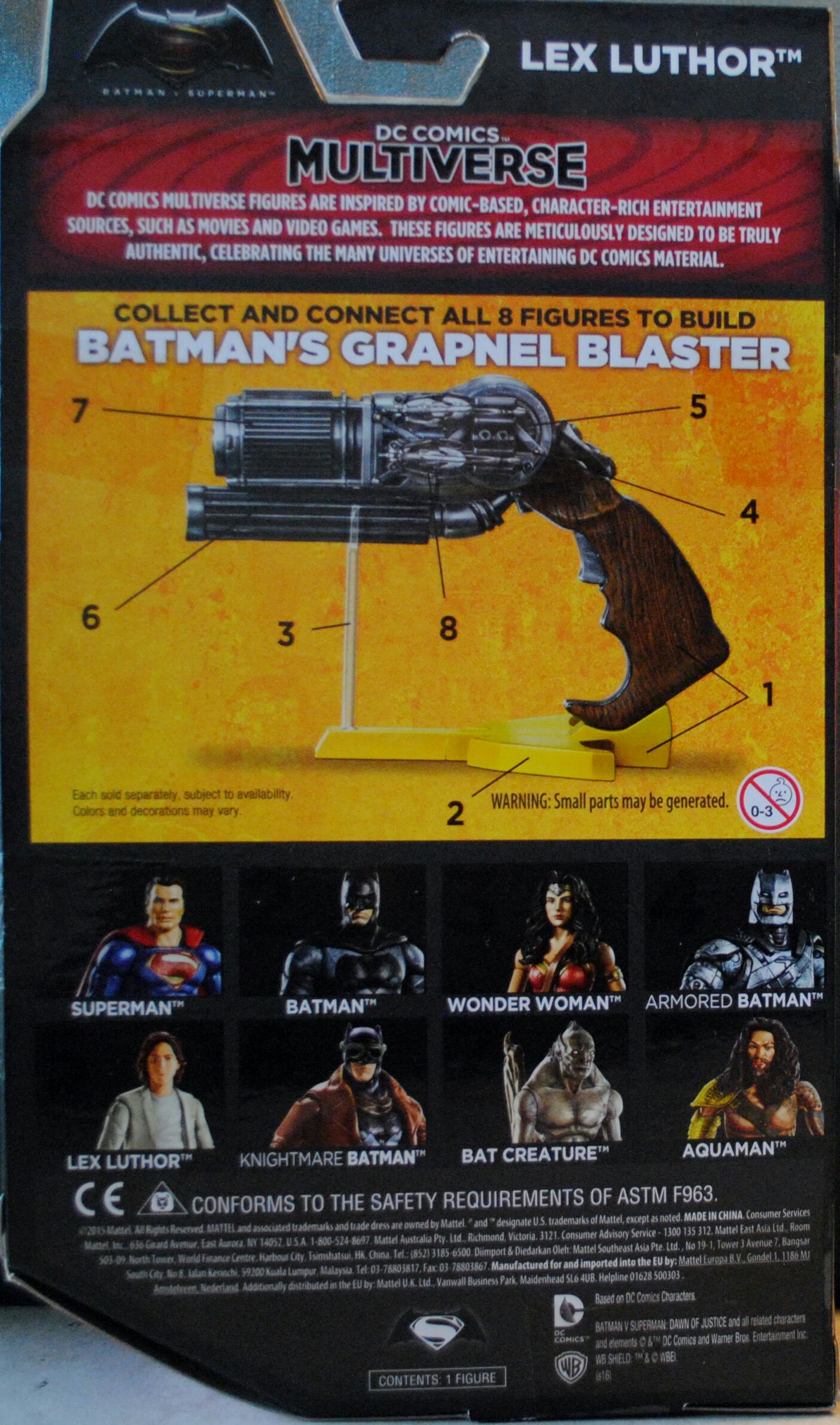 Lex Luthor - Mattel (Batman V Superman: Dawn Of Justice) action figure collectible [Barcode 0887961224962] - Main Image 2