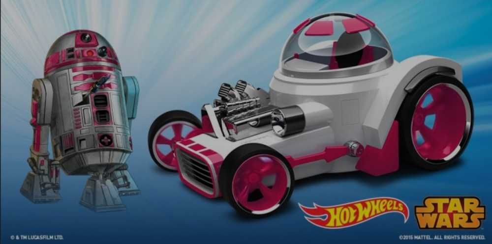 Hot Wheels Star Wars Character R2-KT Blue - Hot Wheels from Mattel (Star Wars Hot Wheels) action figure collectible [Barcode 0887961225235] - Main Image 3