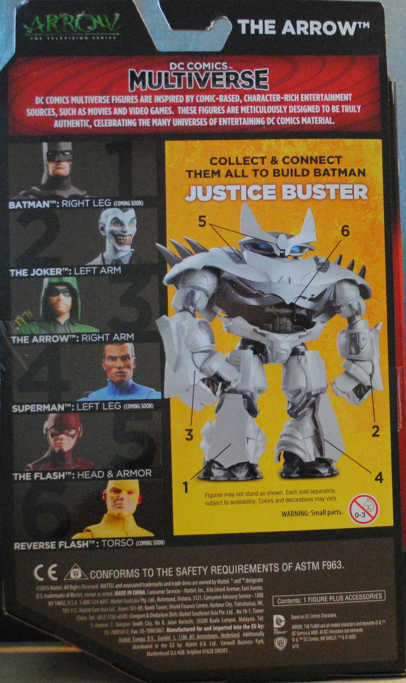 Arrow - DC Mattel (Arrow TV Series) action figure collectible [Barcode 0887961245219] - Main Image 2