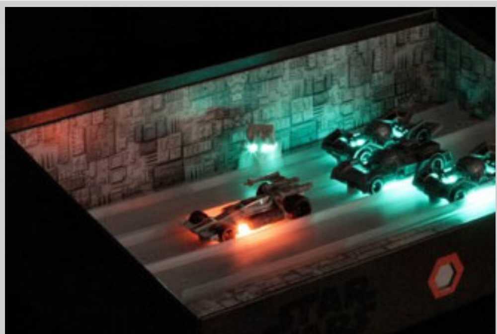 Hot Wheels Star Wars Playset Trench Run with carships SDCC - Hot Wheels by Mattel (Star Wars Hot Wheels) action figure collectible [Barcode 0887961278255] - Main Image 4