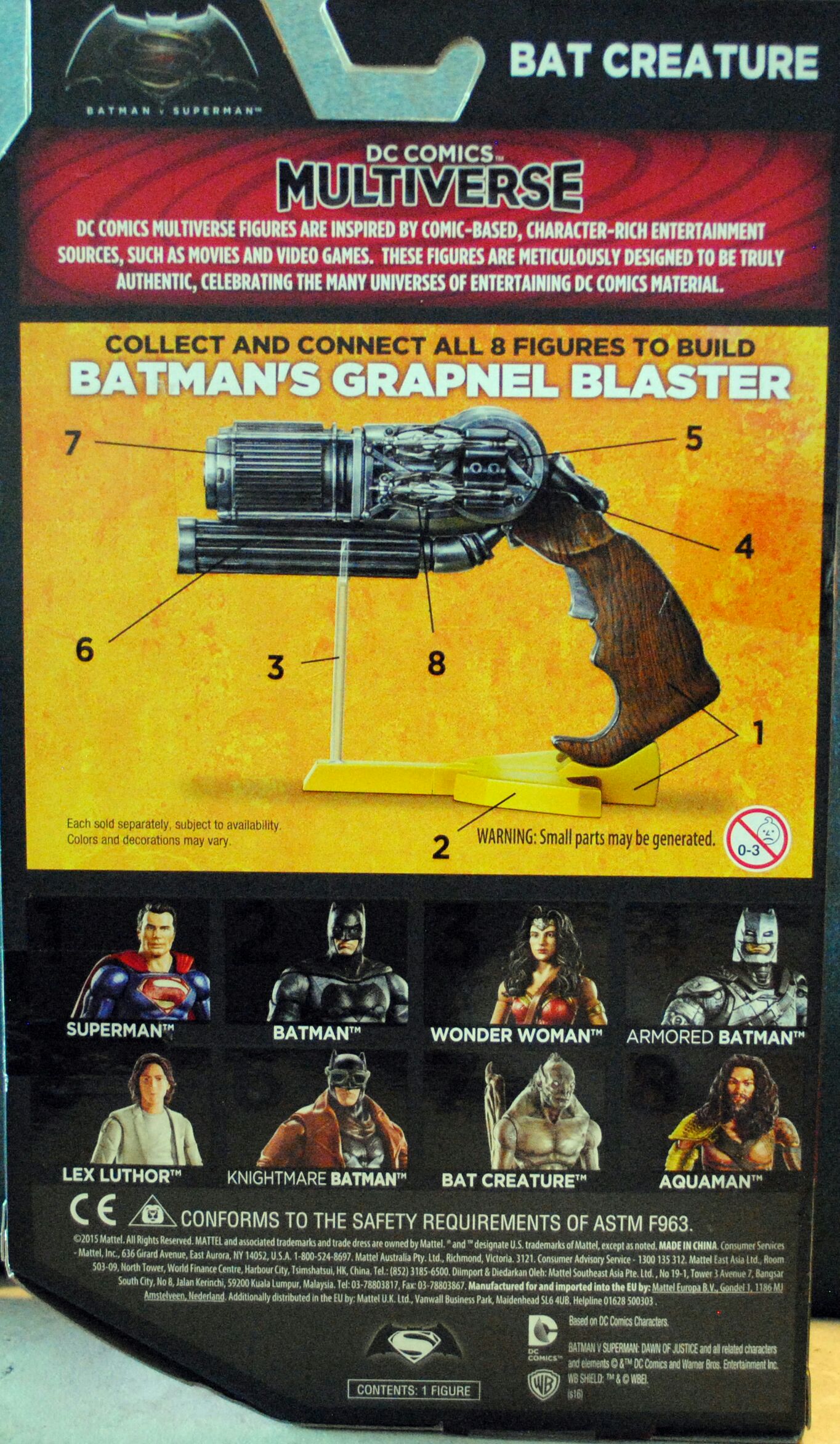 Bat Creature - Mattel (Batman V Superman: Dawn Of Justice) action figure collectible [Barcode 0887961297218] - Main Image 2