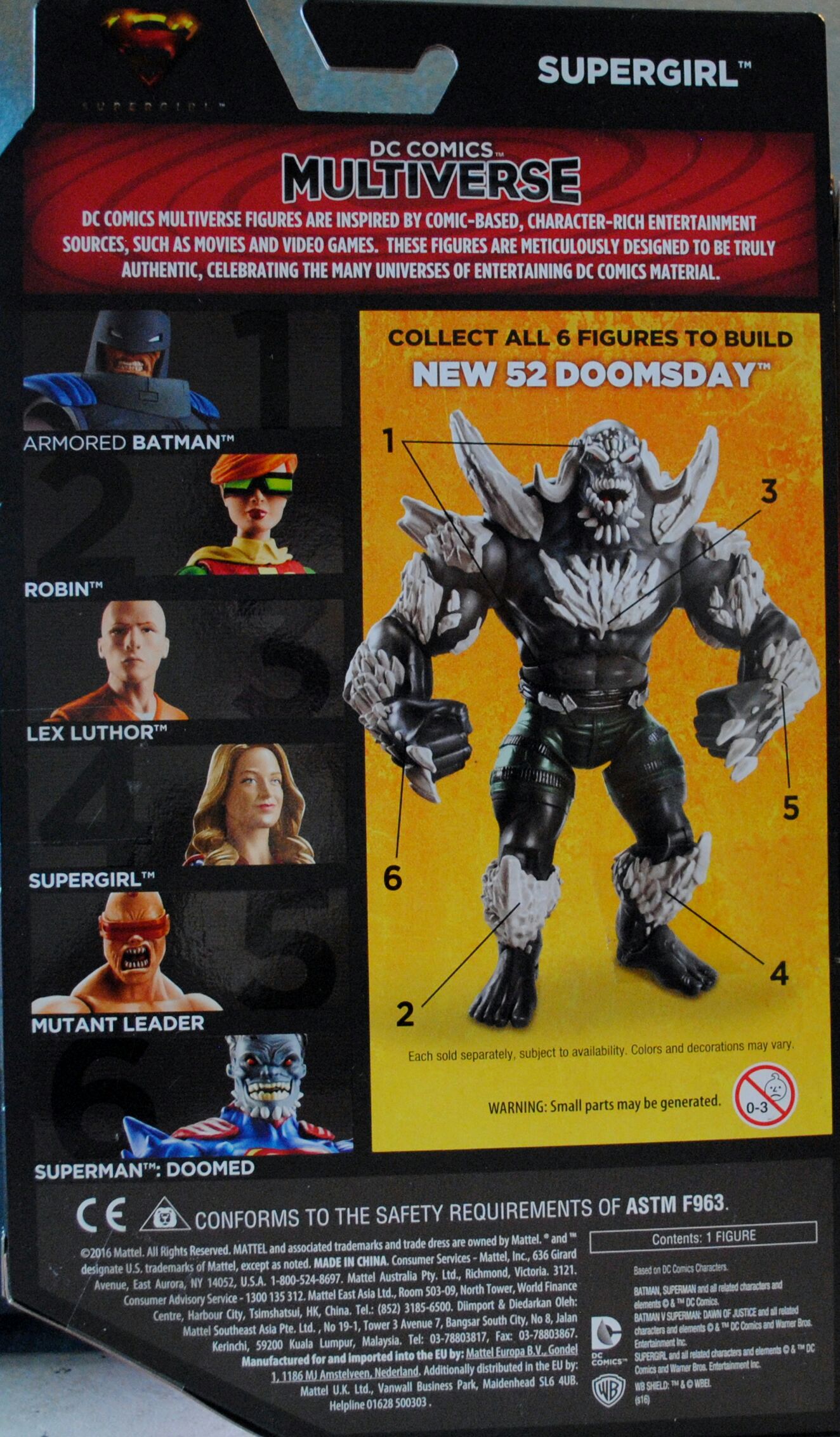 DC Comics Multiverse Supergirl TV Series Supergirl - DC Mattel (Supergirl TV Show) action figure collectible [Barcode 0887961309508] - Main Image 2