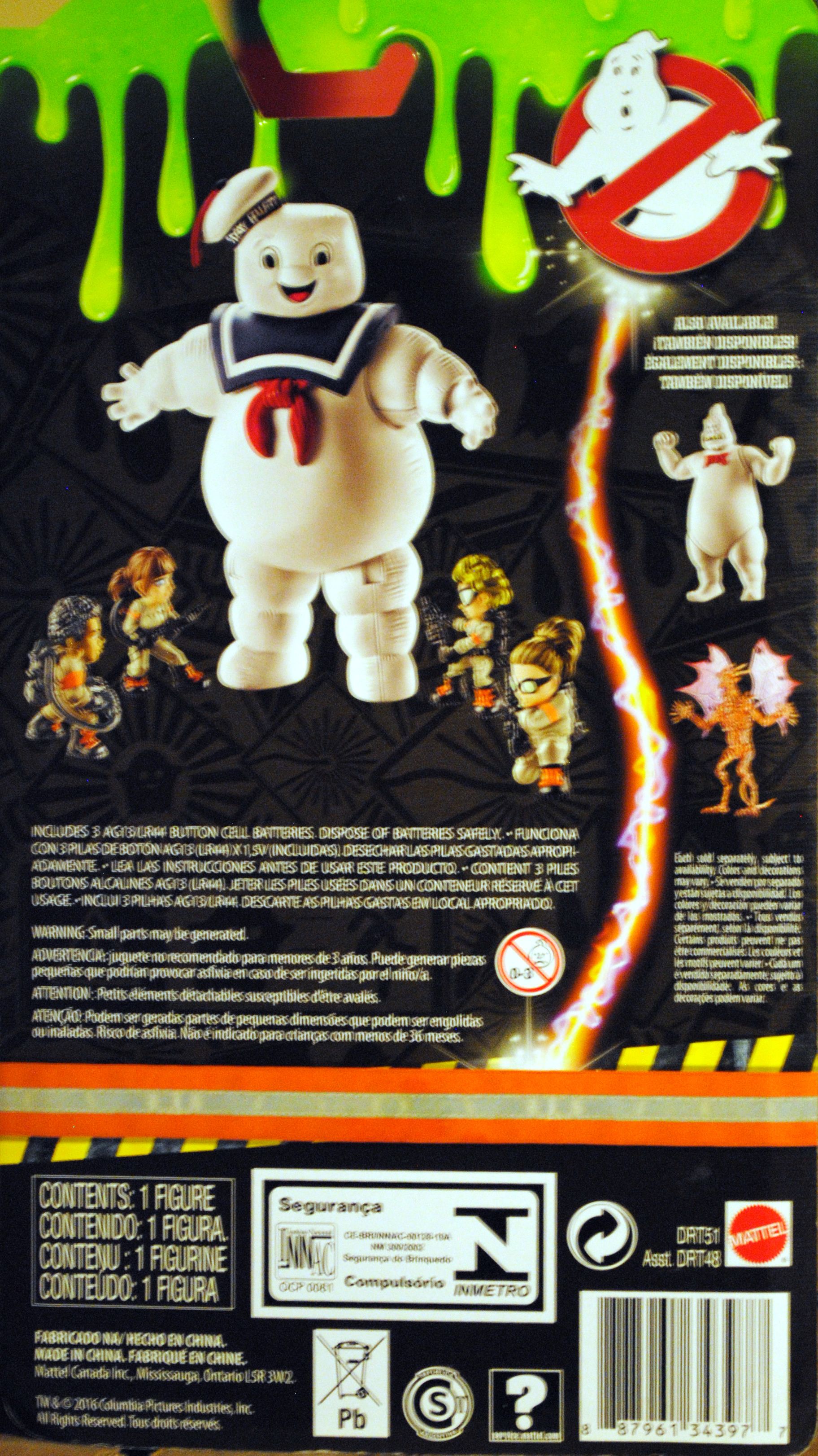 Ghostbusters figure 6 inch Stay Puft Marshmallow Man - Mattel (Ghostbusters) (Ghostbusters) action figure collectible [Barcode 0887961343977] - Main Image 2