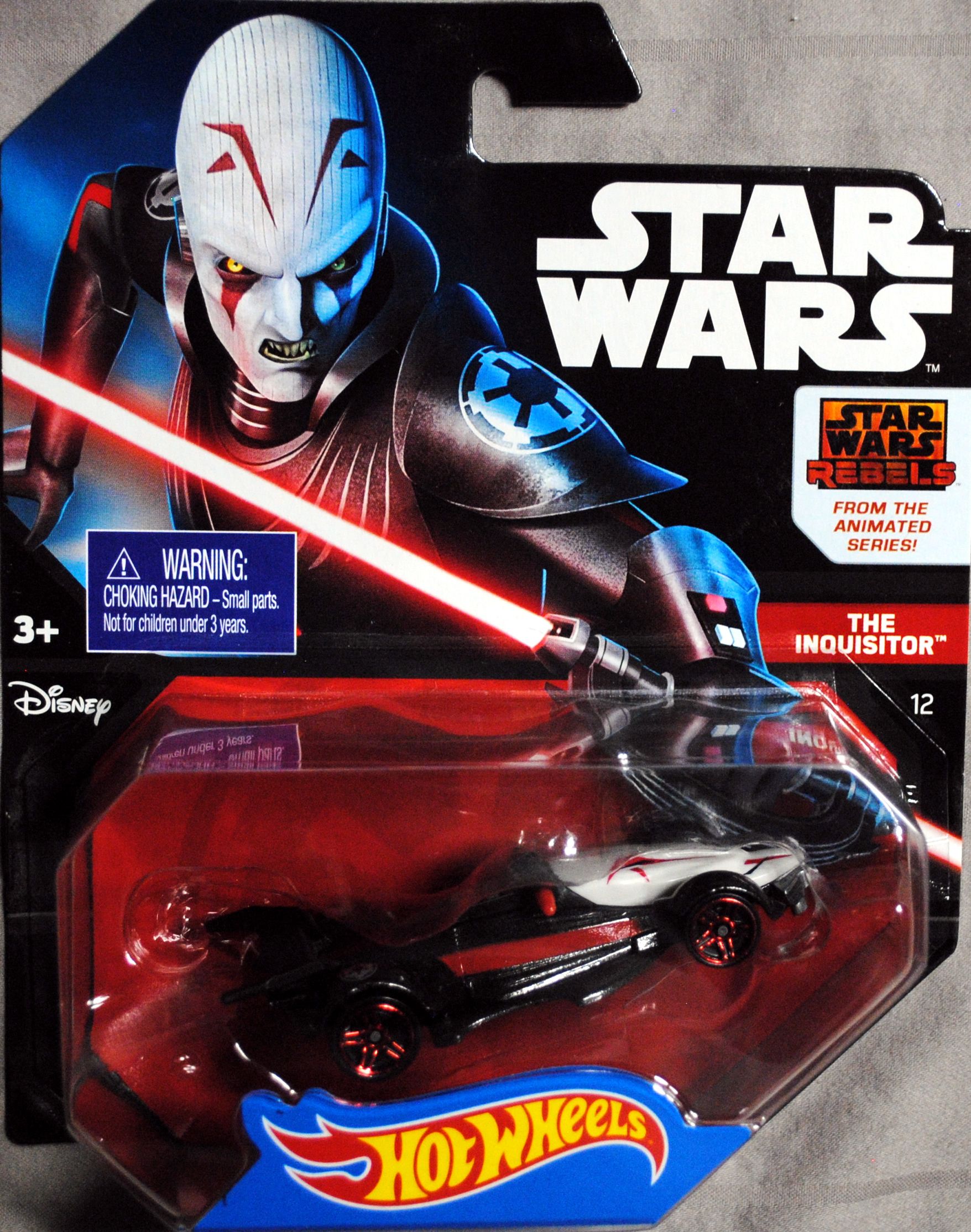 Hot Wheels Star Wars Character The Inquisitor TFA SWR - Hot Wheels from Mattel (Star Wars Hot Wheels) action figure collectible [Barcode 0887961349689] - Main Image 1