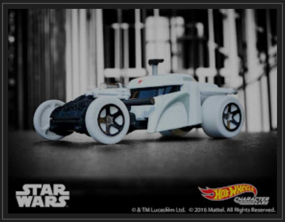 Hot Wheels Star Wars Character Boba Fett Prototype Armour Celebration - Hot Wheels by Mattel (Star Wars Hot Wheels) action figure collectible [Barcode 0887961354201] - Main Image 3