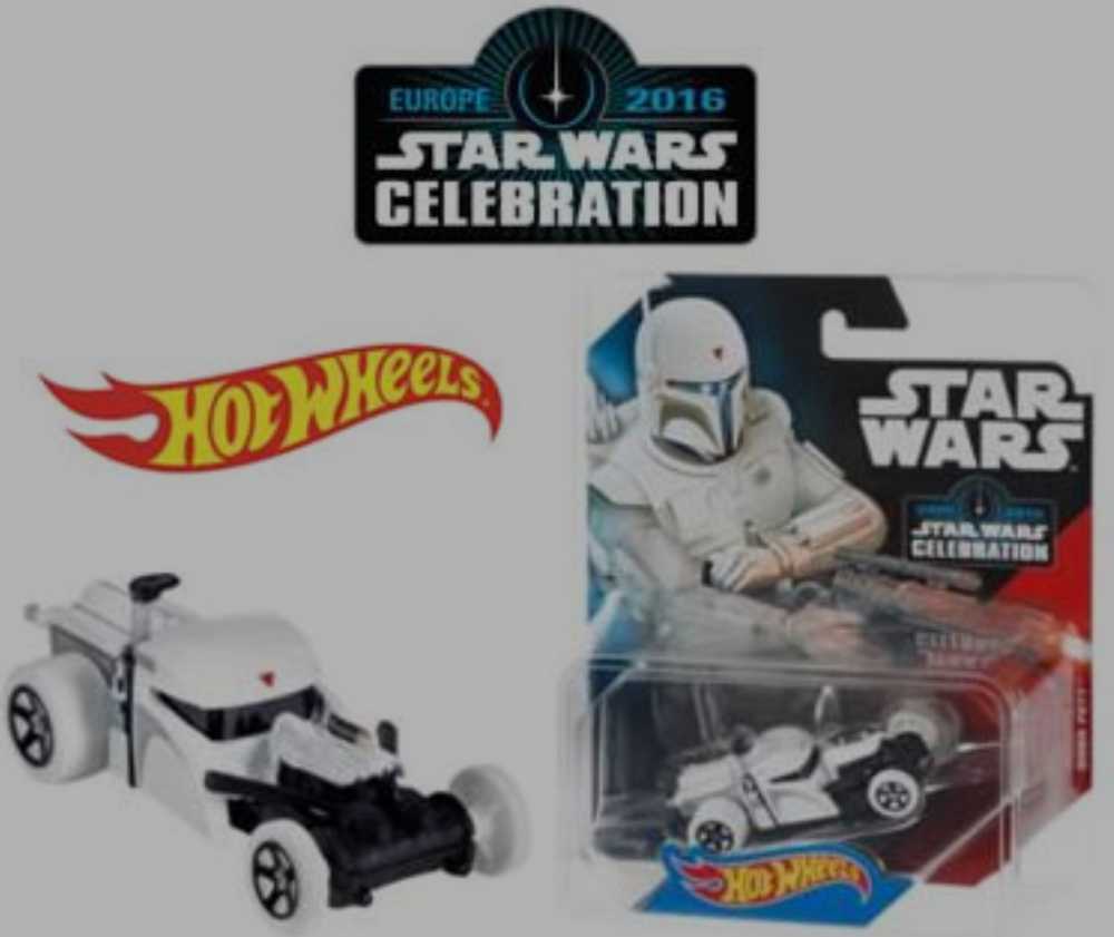 Hot Wheels Star Wars Character Boba Fett Prototype Armour Celebration - Hot Wheels by Mattel (Star Wars Hot Wheels) action figure collectible [Barcode 0887961354201] - Main Image 4