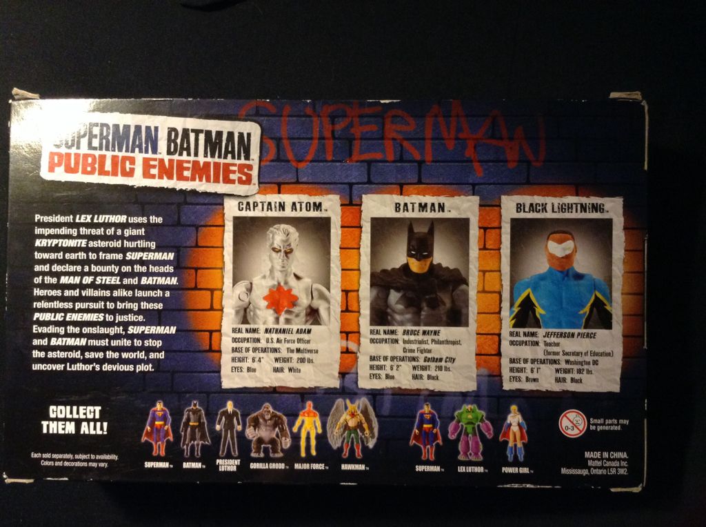 Superman / Batman Public Enemies 3-Pack - Mattel (Public Enemies) action figure collectible [Barcode 027084829075] - Main Image 2
