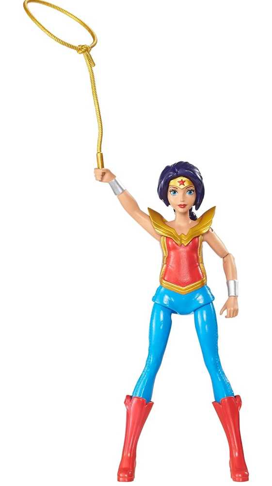 DC Super Hero Girls 4.5 inch Wonder Woman with Lasso Twirling Action Figure - DC Mattel (DC Super Hero Girls) action figure collectible [Barcode 0887961368727] - Main Image 3