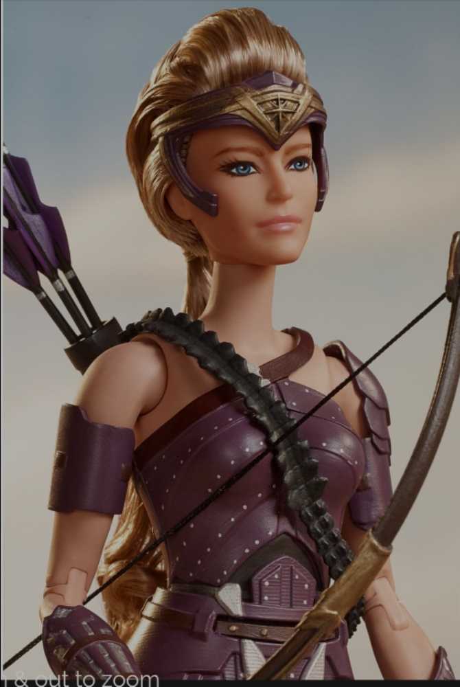 Wonder Woman Movie Barbie Collector Black Label Antiope - DC Mattel (The Wonder Woman Movie) action figure collectible [Barcode 0887961379969] - Main Image 4