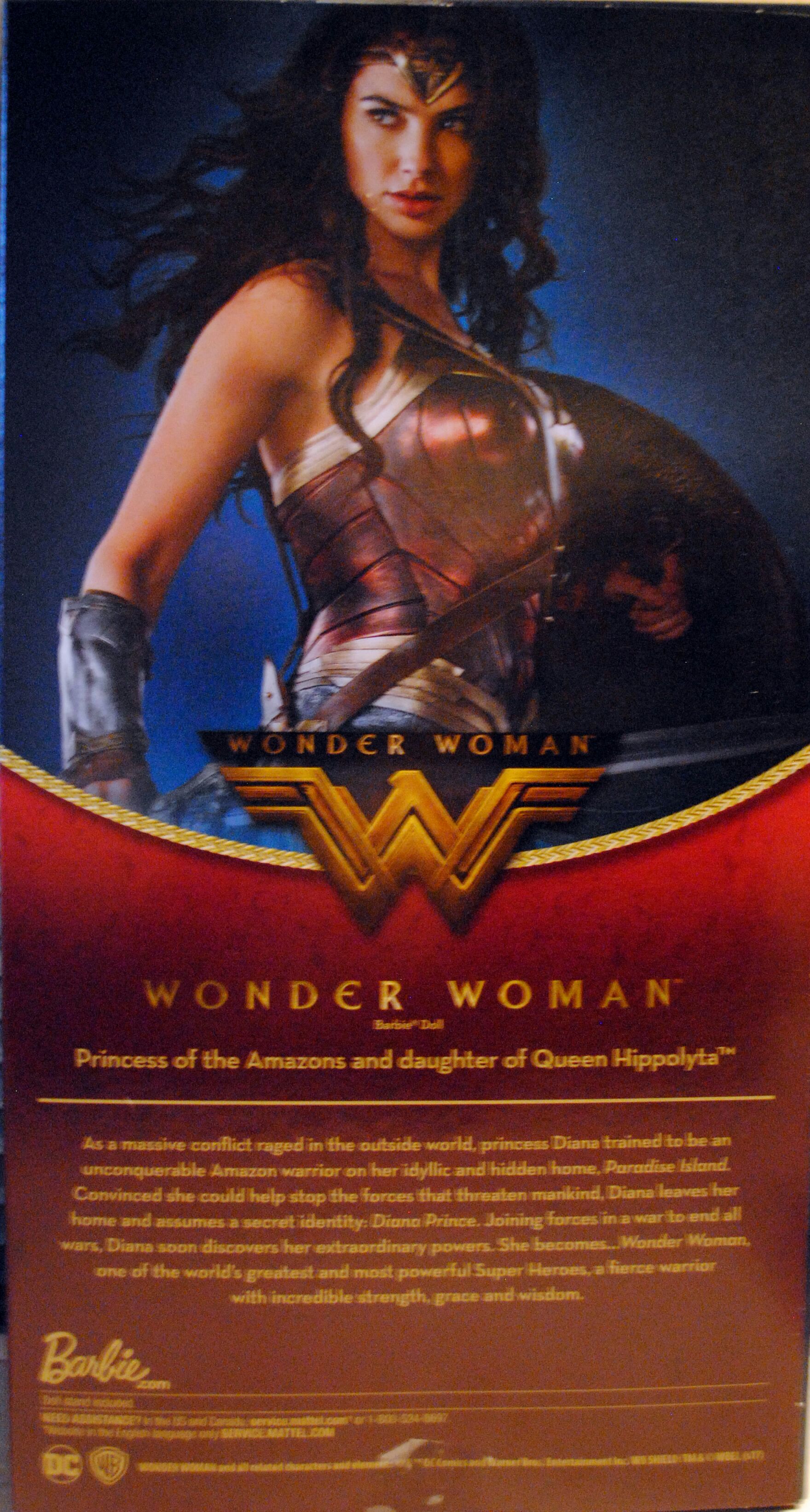 Wonder Woman Movie Barbie Collector Black Label Wonder Woman Princess Of The Amazons - DC Mattel (The Wonder Woman Movie) action figure collectible [Barcode 0887961379976] - Main Image 2