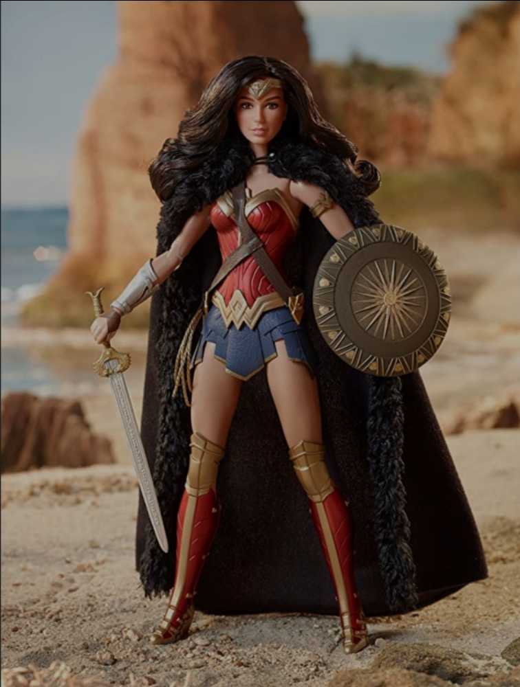 Wonder Woman Movie Barbie Collector Black Label Wonder Woman Princess Of The Amazons - DC Mattel (The Wonder Woman Movie) action figure collectible [Barcode 0887961379976] - Main Image 4