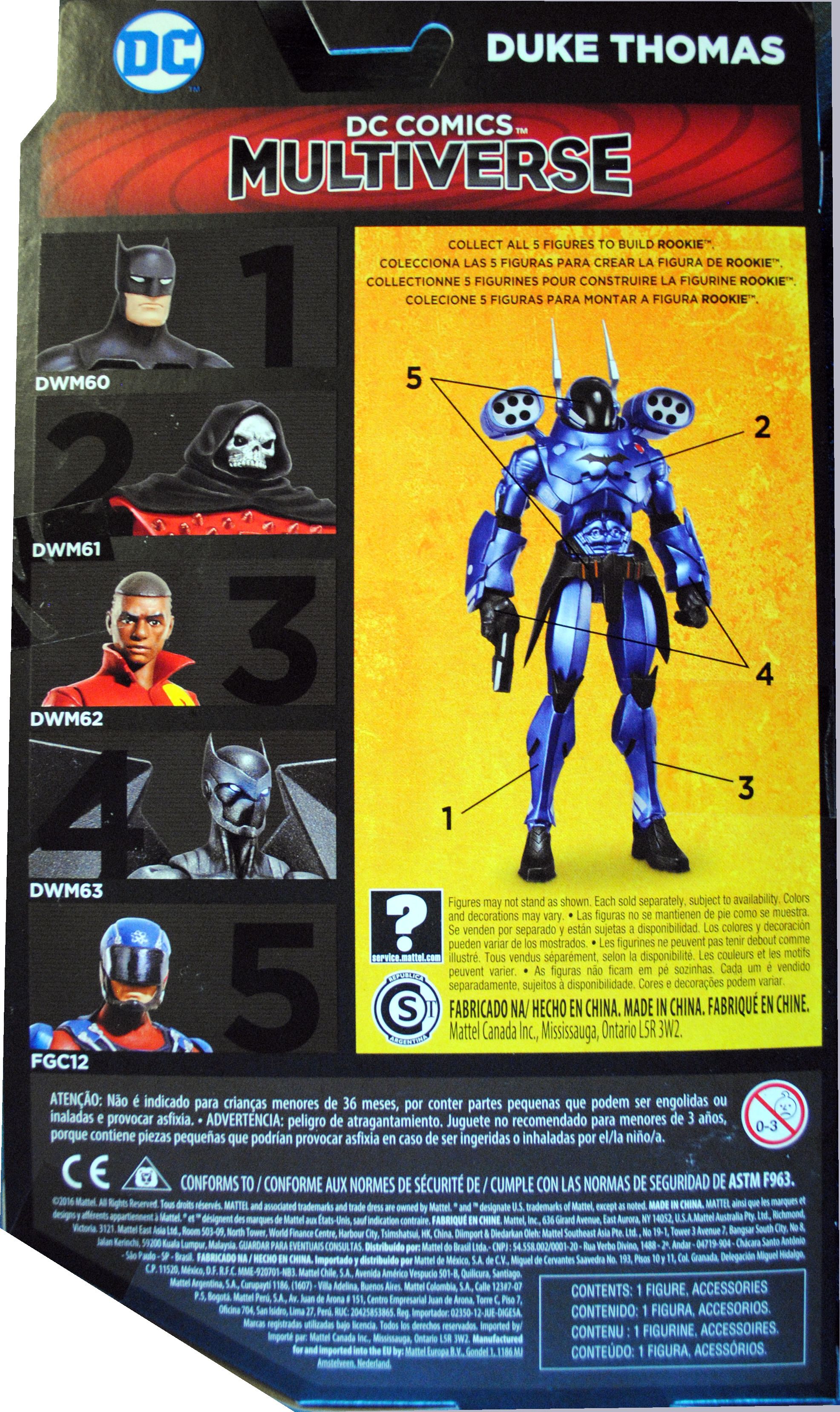 Duke Thomas Robin - DC Mattel (DC Comics Multiverse Duke Thomas We are Robin) action figure collectible [Barcode 0887961385045] - Main Image 2