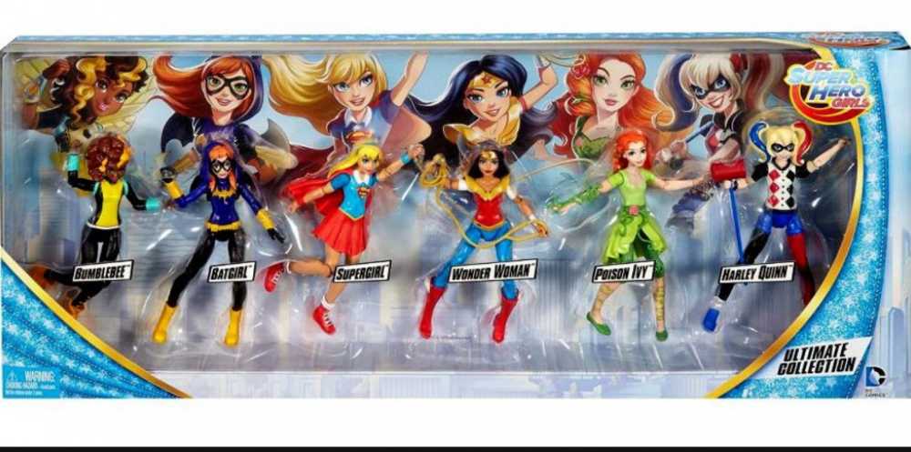 DC Super Hero Girls 6 Inch Ultimate Collection - 6 Pack Dolls - DC Mattel (DC Super Hero Girls) action figure collectible [Barcode 0887961391787] - Main Image 4
