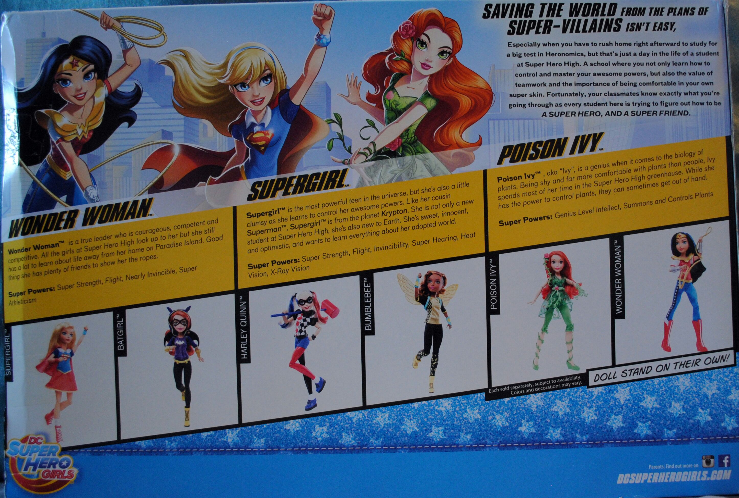 DC Super Hero Girls 6 inch Triple Team Collection Dolls 3 Pack - DC Mattel (DC Super Hero Girls) action figure collectible [Barcode 0887961391800] - Main Image 2