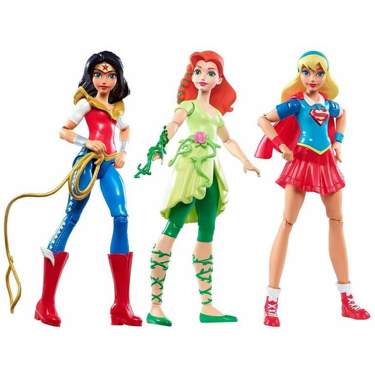 DC Super Hero Girls 6 inch Triple Team Collection Dolls 3 Pack - DC Mattel (DC Super Hero Girls) action figure collectible [Barcode 0887961391800] - Main Image 3
