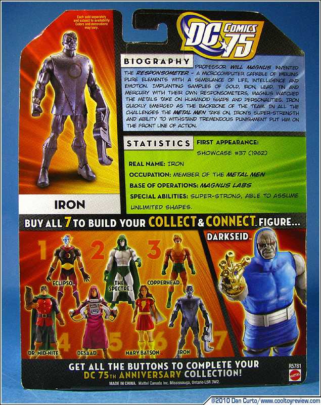 Iron - Mattel (DC Universe Classics: Wave 12) action figure collectible [Barcode 027084831276] - Main Image 4