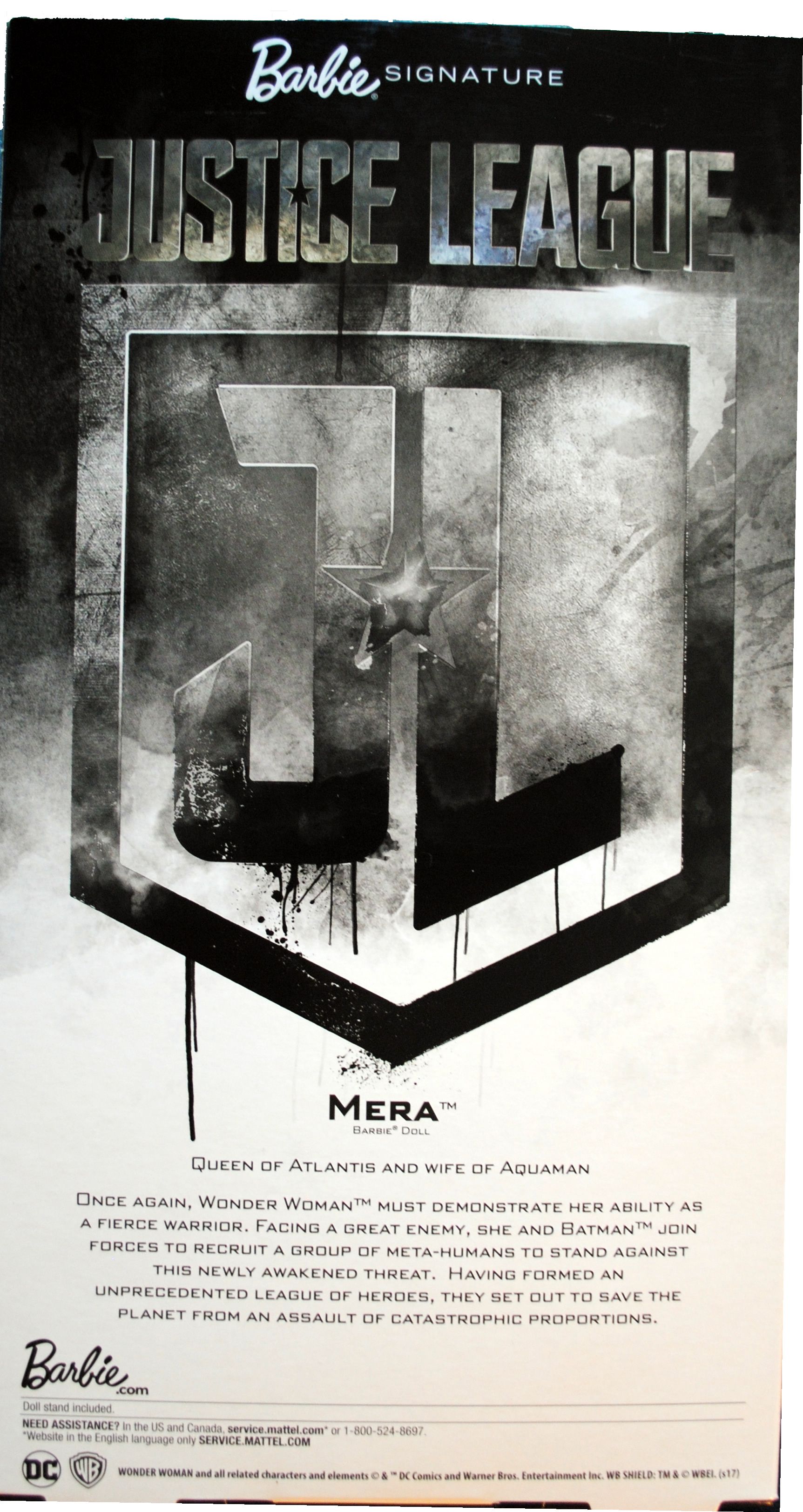 Justice League Movie Barbie Signature Series DC Mera - DC Mattel (Justice League Movie) action figure collectible [Barcode 0887961424966] - Main Image 2