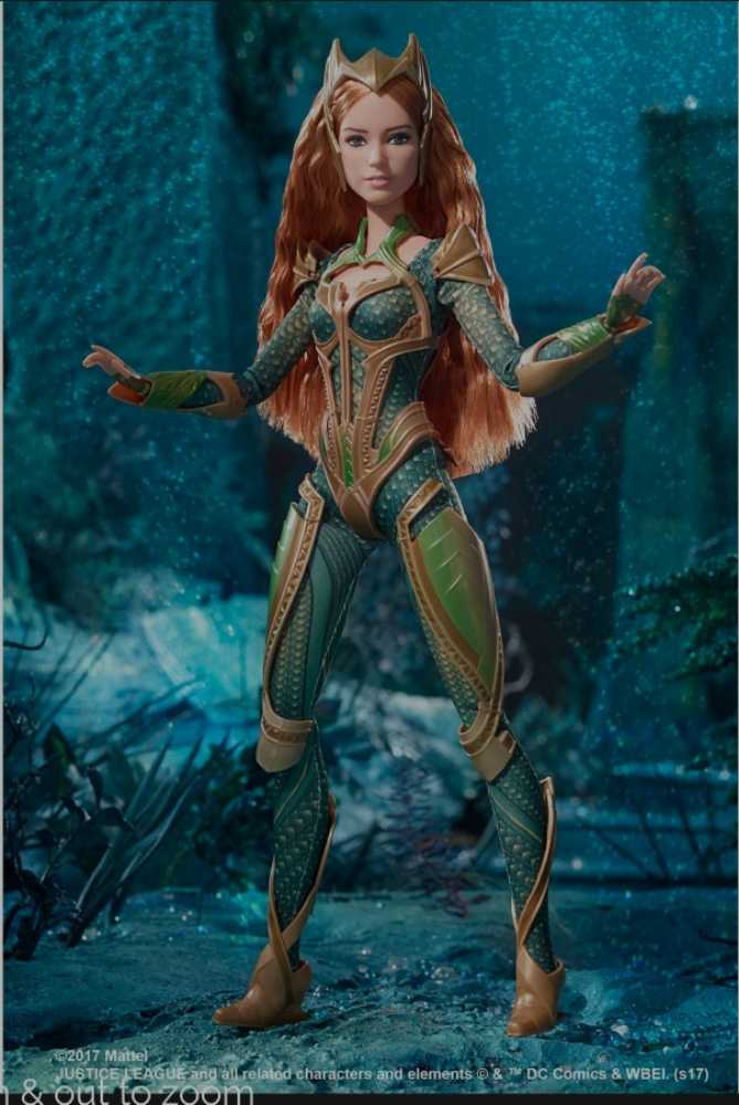 Justice League Movie Barbie Signature Series DC Mera - DC Mattel (Justice League Movie) action figure collectible [Barcode 0887961424966] - Main Image 4