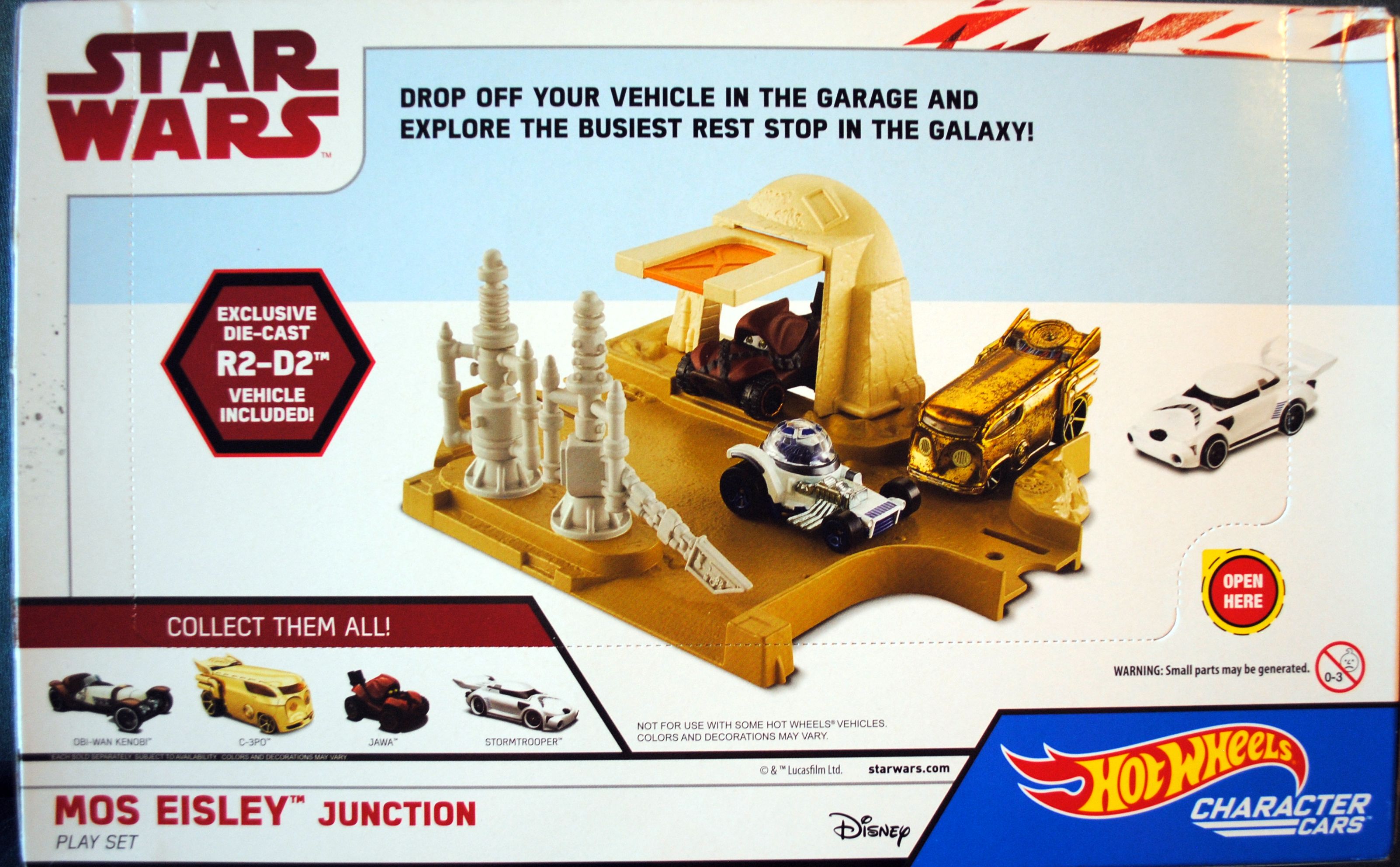 Hot Wheels Star Wars Playset Mos Eisley Junction - Hot Wheels by Mattel (Star Wars Hot Wheels) action figure collectible [Barcode 0887961426250] - Main Image 2