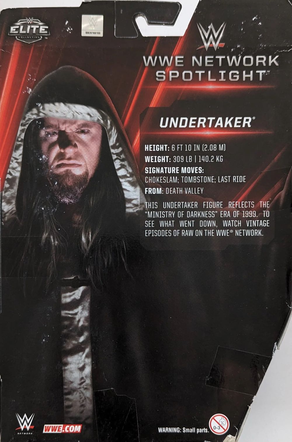Undertaker - Mattel (Mattel Elite Collection WWE Network Spotlight) action figure collectible [Barcode 0887961432473] - Main Image 2