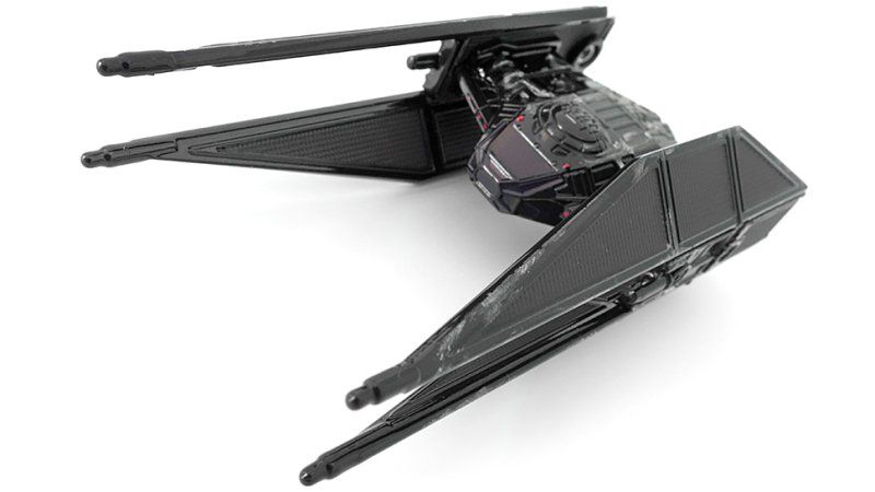 Hot Wheels Star Wars Vehicle Kylo Ren’s Tie Silencer Last Jedi SDCC - Hot Wheels by Mattel (Star Wars Hot Wheels) action figure collectible [Barcode 0887961454734] - Main Image 2