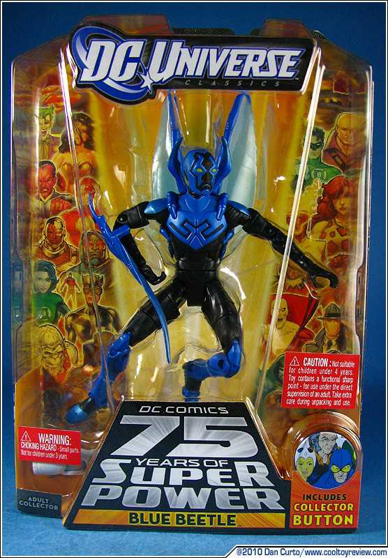 DC Universe Classics Wave 13 Trigon BAF - Blue Beetle - Mattel (DC Universe Classics) action figure collectible [Barcode 027084831344] - Main Image 3
