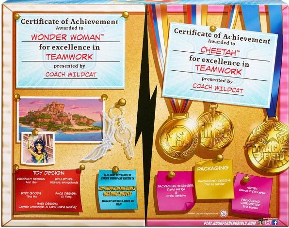 DC Super Hero Girls 12 inch Wonder Woman & Cheetah dolls SDCC 2017 Special Edition - DC Mattel (DC Super Hero Girls) action figure collectible [Barcode 0887961475609] - Main Image 2