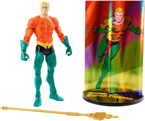 Superfriends Aquaman - Mattel (DC M. Mattel Deluxe) action figure collectible [Barcode 0887961483857] - Main Image 3