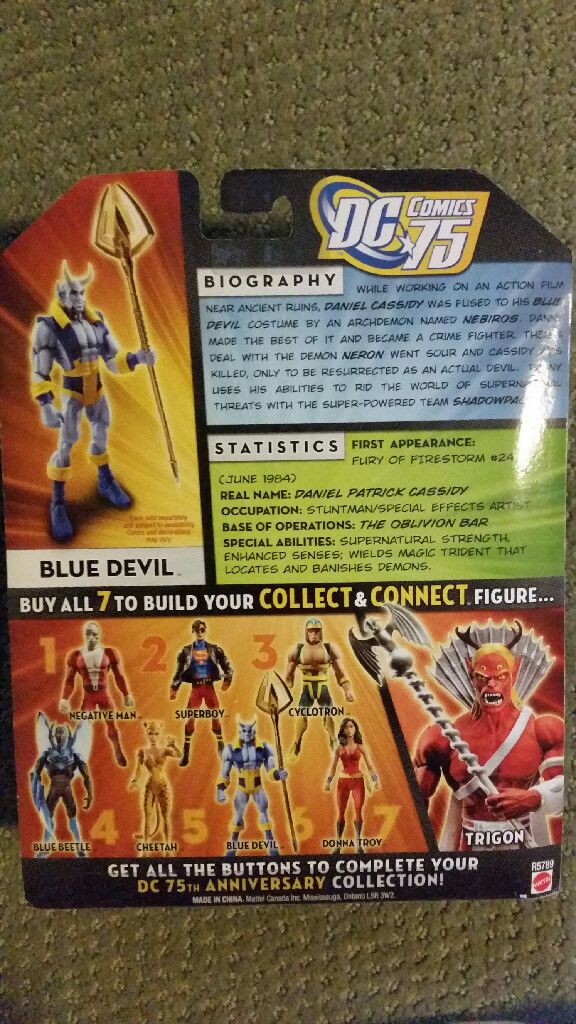 DC Universe Classics Wave 13 Trigon BAF - Blue Devil - Mattel (DC Universe Classics Wave 13 Figure 6) action figure collectible [Barcode 027084831351] - Main Image 2