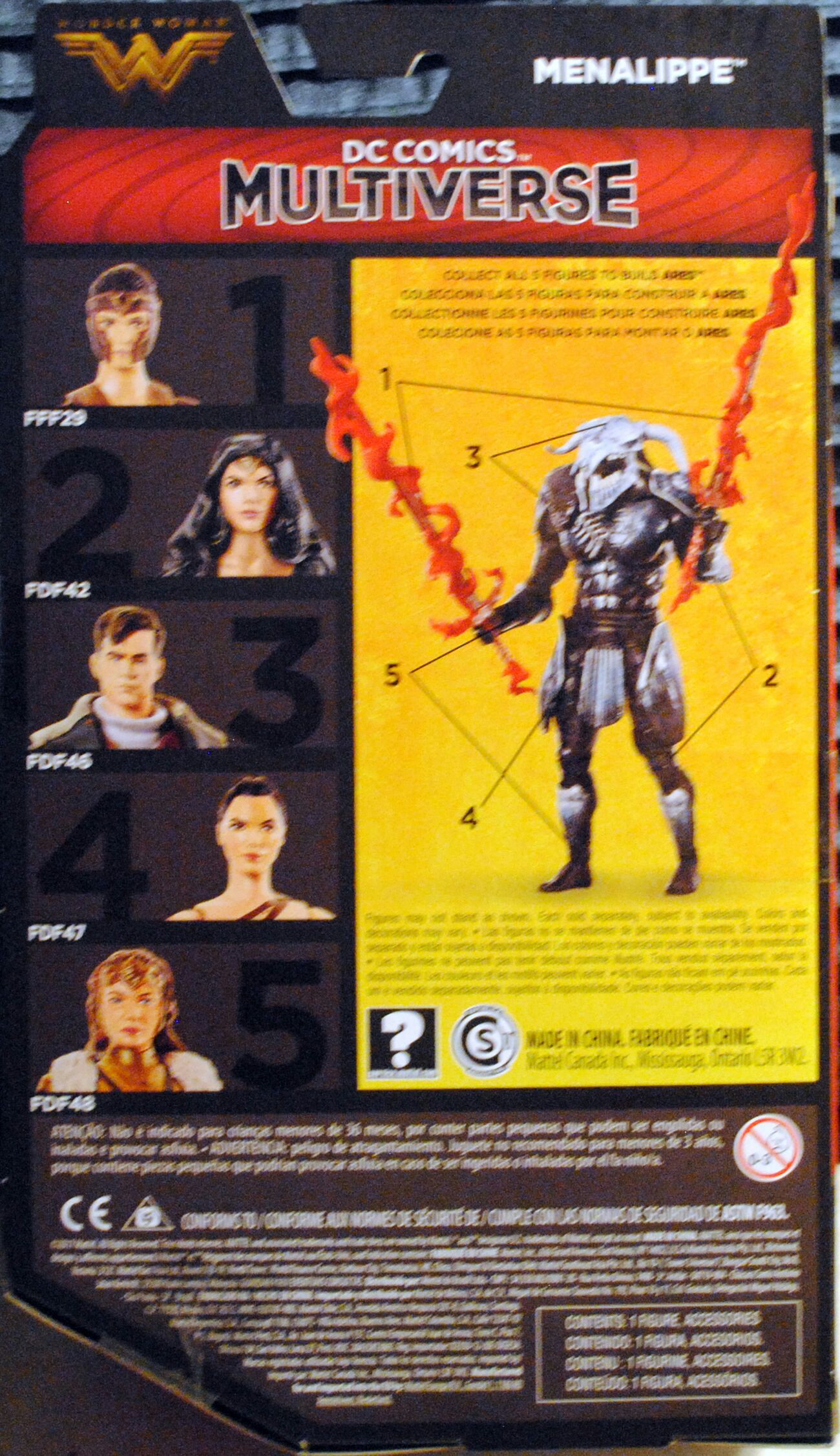 Menalippe - Mattel (Wonder Woman) action figure collectible [Barcode 0887961484083] - Main Image 2