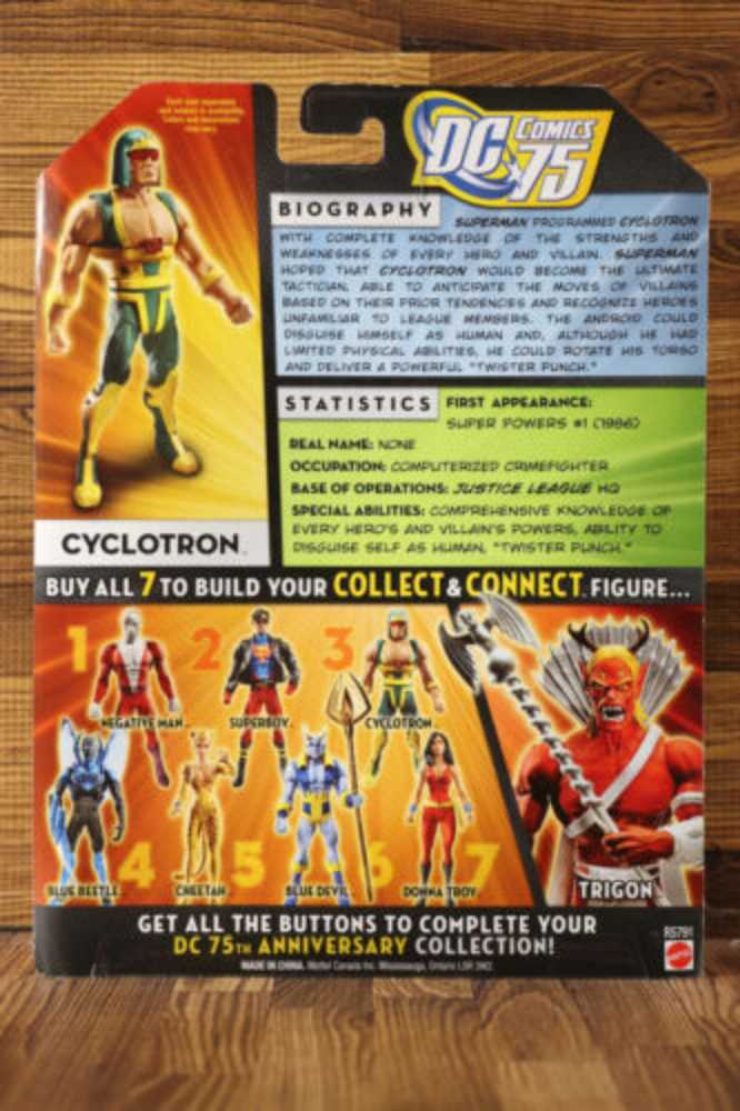DC Universe Classics Wave 13 Cyclotron Trigon BAF  - Mattel (DC Universe™ Classics: DC Comics 75 Years of Super Power) action figure collectible [Barcode 027084831375] - Main Image 2