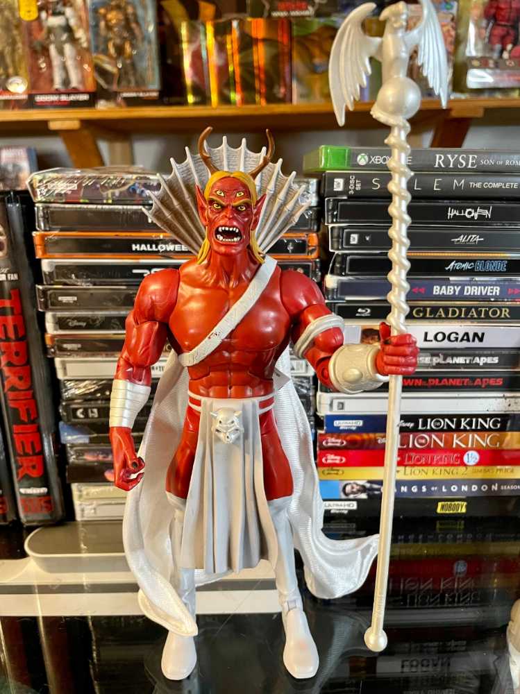 DC Universe Classics Wave 13 Cyclotron Trigon BAF  - Mattel (DC Universe™ Classics: DC Comics 75 Years of Super Power) action figure collectible [Barcode 027084831375] - Main Image 4