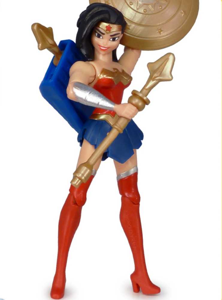 DC Justice League Action Wonder Woman 4.5 - DC Mattel (Justice League Action) action figure collectible [Barcode 0887961511369] - Main Image 4