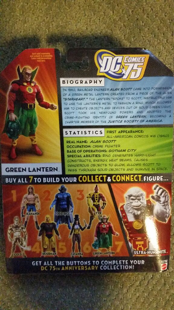 DC Universe Classics Wave 14 Green Lantern Alan Scott  Ultra Humanite BAF  - Mattel (DC 75 Years of Super Powers) action figure collectible [Barcode 027084831382] - Main Image 2